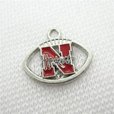 20pcs Nebraska City Cornhuskers Sport Pendants for DIY Bracelet
