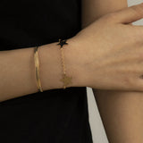 Snake Bone Star Set Bracelet: Stylish American and European Hot Jewelry