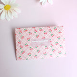 Small Floral Silver Cloth 7*10cm Deerskin Velvet Jewelry Polishing Tool