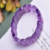 Amethyst Hand Row Women's Bracelet Natural Healing Crystal
