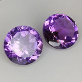 Amethyst Round Cut 10mm Gemstone