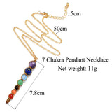 Amethyst Tiger Eye Pendulum Necklace Handknit Rope Wrap Pendant