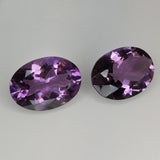 Amethyst Oval Cut 14x10mm 2pcs