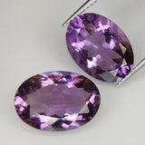 Amethyst Oval Cut 14x10mm 2pcs