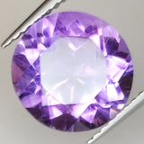 9mm Round Cut Amethyst 5pcs