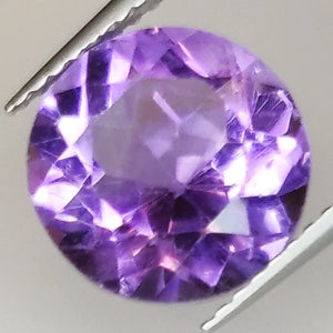 9mm Round Cut Amethyst 5pcs