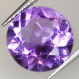 9mm Round Cut Amethyst 5pcs