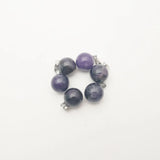 Amethysts 14MM Round Pendant Necklace for Jewelry Making 50PCS