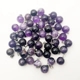 Amethysts 14MM Round Pendant Necklace for Jewelry Making 50PCS