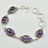 Amethysts Bracelet 20.5 cm B2371