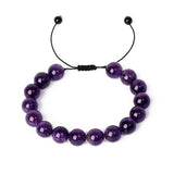 Amethysts Braided Bracelets for Women 6/8/10MM Beads
