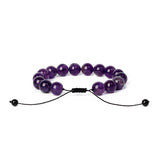 Amethysts Braided Bracelets for Women 6/8/10MM Beads