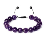 Amethysts Braided Bracelets for Women 6/8/10MM Beads