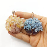 Tree Of Life Pendant Amethyst February Birthstone Necklace
