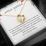 Love Pendant Heart Necklace CZ For Women
