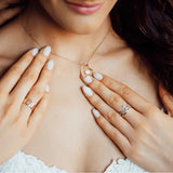 Love Pendant Heart Necklace CZ For Women