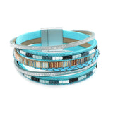 Bohemia Long Leather Bracelets Beads Wrap Bracelet Boho Wristband