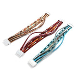Bohemia Long Leather Bracelets Beads Wrap Bracelet Boho Wristband