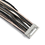 Ethnic Women's Leather Bracelets Boho Multilayer Charm Rhinestone Wrap Bracelets