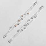 Metal Daisy Flowers Charm Bracelet for Women