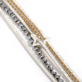 Rhinestone Stars Charm Bracelet Crystal Beads Leather Wrap Bracelet