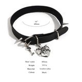Halloween Skull Heart Choker Punk Collar