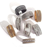 Bohemian Rhinestone Wide Leather Cuff Bracelet with Magnetic Clasp