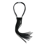 Long Tassel Statement Necklace for Women Rubber Bib Necklaces