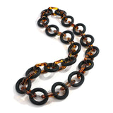 Punk Style Leopard Print Chunky Necklace Women Statement Jewellery