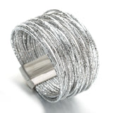Boho Multilayer Leather Wrap Bracelet for Women