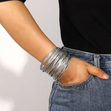 Boho Multilayer Leather Wrap Bracelet for Women