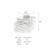 Metal Heart Charm Wrap Bracelets Womens PU Leather Magnetic Bracelet