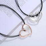 Irregular Love Heart Pendant Necklace for Women