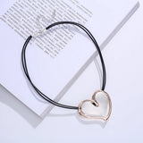 Irregular Love Heart Pendant Necklace for Women