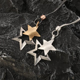 Stars Statement Necklace Pendants Geometric Chain Collar Jewelry