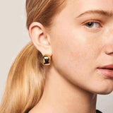 Amorita Boutique Mental Hoop Earrings for Women