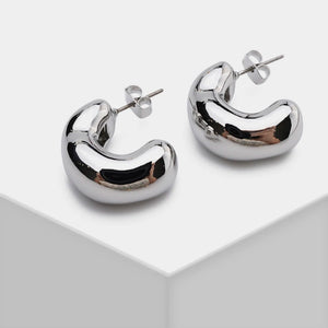 Amorita Boutique Mental Hoop Earrings for Women