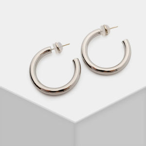 Minimalism Geo Small Hoop Earrings For Lady Gift Birthday Daughter