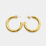 Minimalism Geo Small Hoop Earrings For Lady Gift Birthday Daughter
