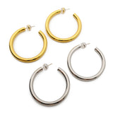 Minimalism Geo Small Hoop Earrings For Lady Gift Birthday Daughter
