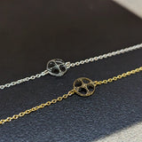 Four Leaf Clover Bracelets Set of 2