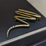 Abstract Line Brooches Set of 3