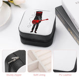 Amplified Jewelry Storage Box Mini Leather Double Layer Organizer Storage