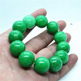 Green Jade Bracelet for Men Natural Jewelry Amulet