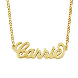 Stainless Steel Name Pendant Necklace for Girls