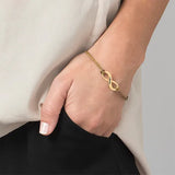 Amxiu Bowknot Bracelet 925 Silver Bangle Personalized Leather Jewelry