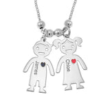 Personalized Stainless Steel Pendant Necklace for Mother's Gift