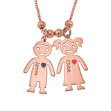Personalized Stainless Steel Pendant Necklace for Mother's Gift