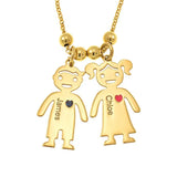 Personalized Stainless Steel Pendant Necklace for Mother's Gift