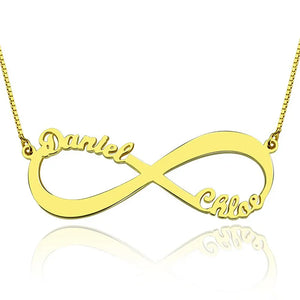 Personalized Stainless Steel Bowknot Choker Necklace with 2-4 Names